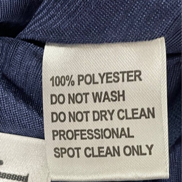 JJ’s House Navy Sequin Fit & Flare Cocktail Dress W/ Spaghetti Straps Sz 6 - New - Picture 7 of 10